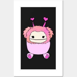 Valentine’s Day Caparinne squish stuffed animal teddy toy sticker Posters and Art